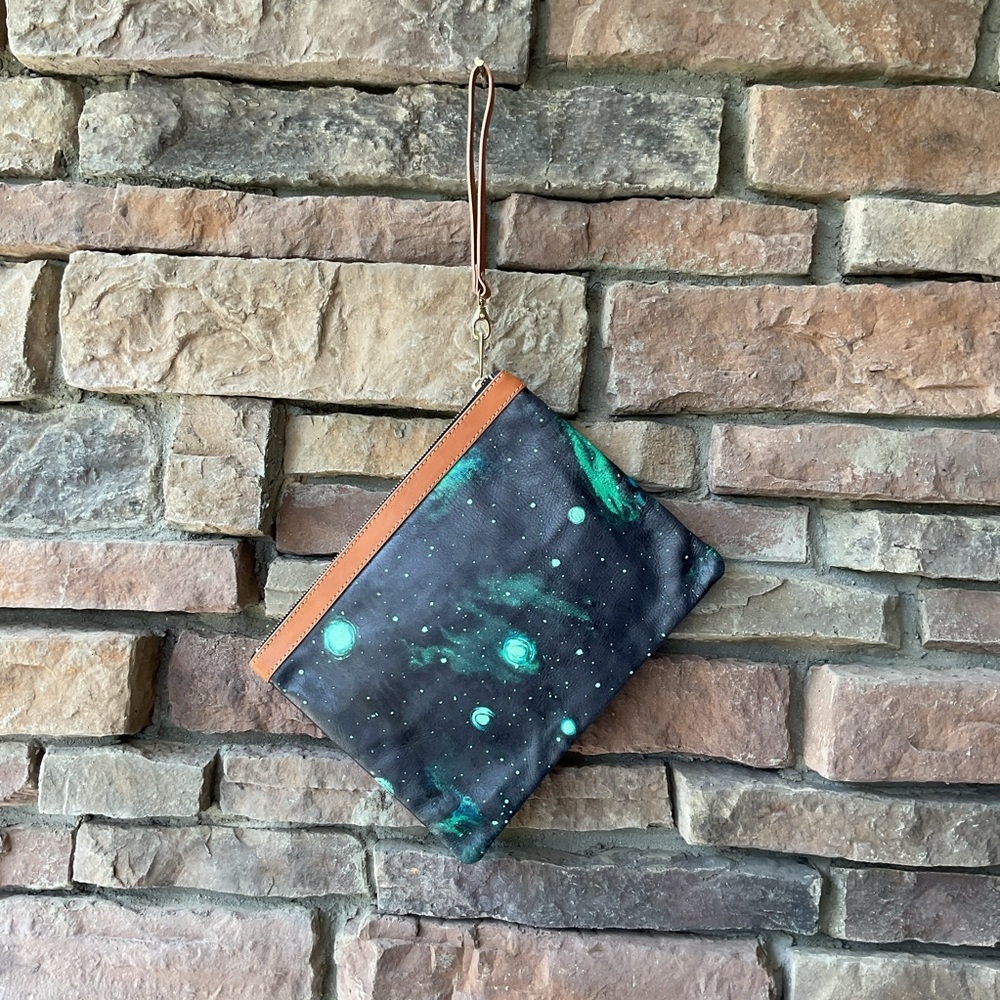 Garuglieri Italian Leather Wristlet Pouch - Picture 3 of 9